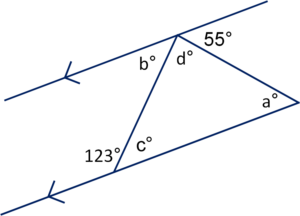 Angles In Triangles And On Parallel Lines 2 Worksheet From Times