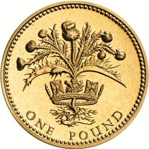One pound coin