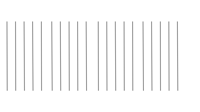 20 lines to represent pencils