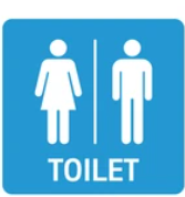 Toilet sign