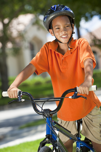 boy on bike