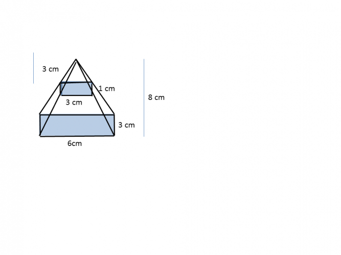 Square base pyramid