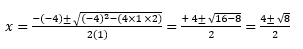 The quadratic formula