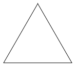 An equilateral triangle