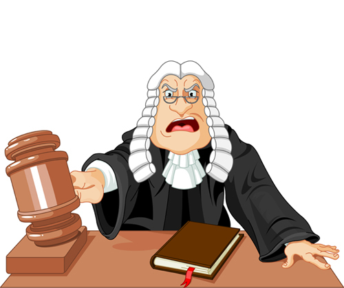 judge with gavel