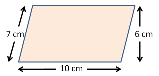 Find the area of a parallelogram