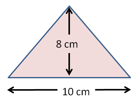 area of a triangle