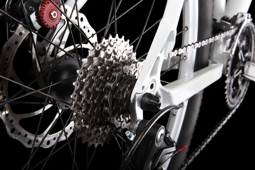 bike gears and spokes
