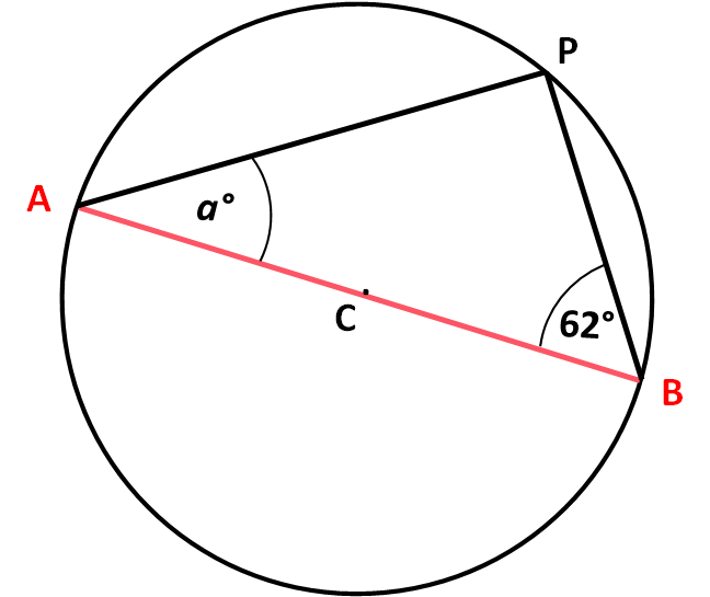 Angle in a Semicircle Theorem Worksheet EdPlace