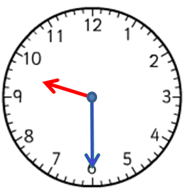 a clock showing 9:30