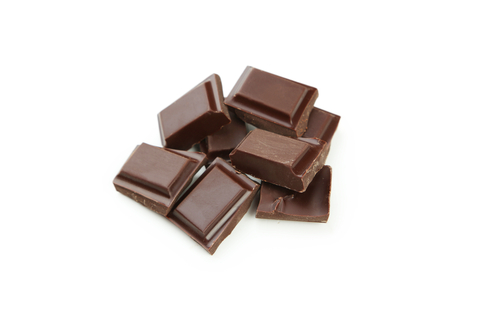 cubes of chocolate