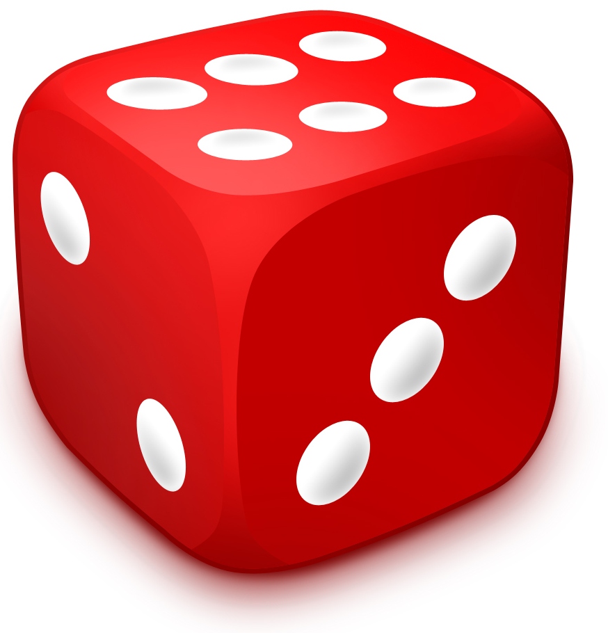 a red dice