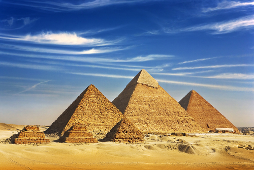 pyramids in Egypt