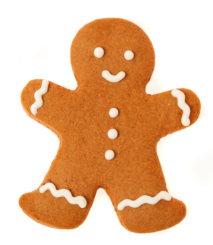 gingerbread man biscuit