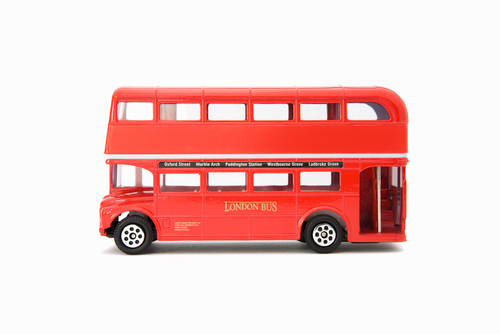 double decker red bus