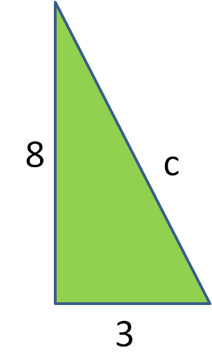 triangle to show Pythagoras theorem