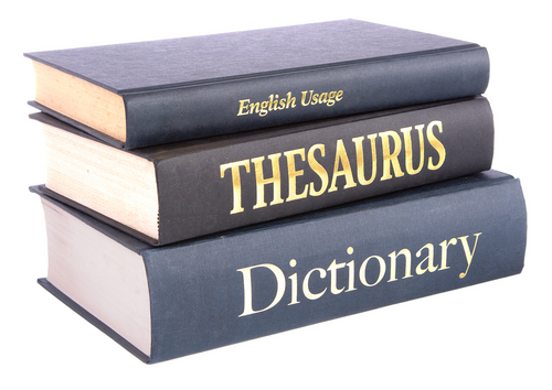 A dictionary and  thesaurus