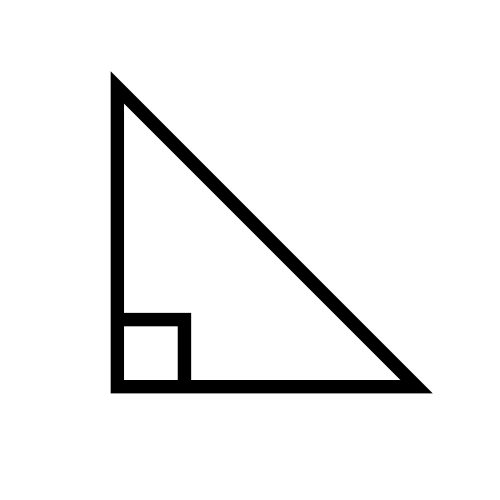 triangle with right angle