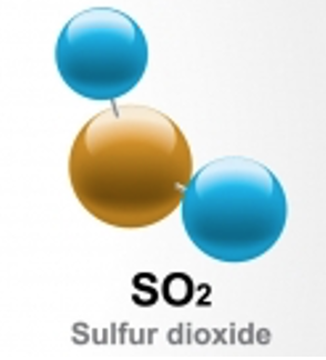 sulfur dioxide molecule