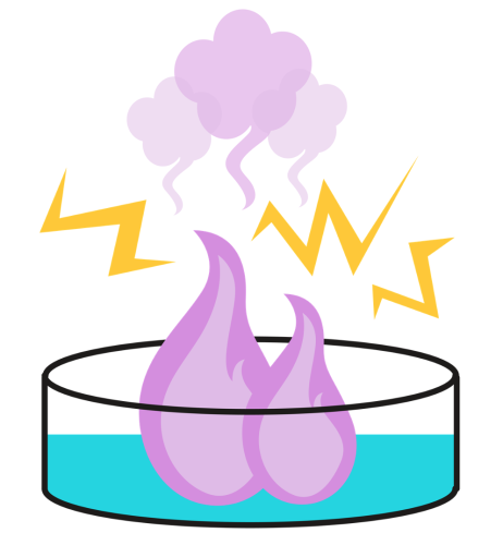 a chemical reaction