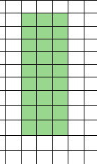 a green rectangle
