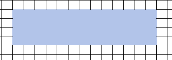 a blue rectangle