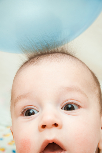 static on baby's hair