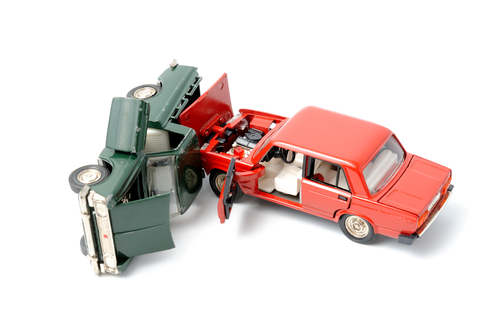 toy cars in an accident