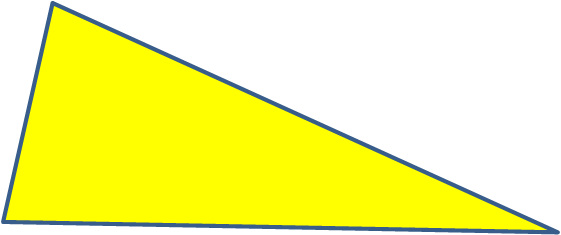 a yellow triangle