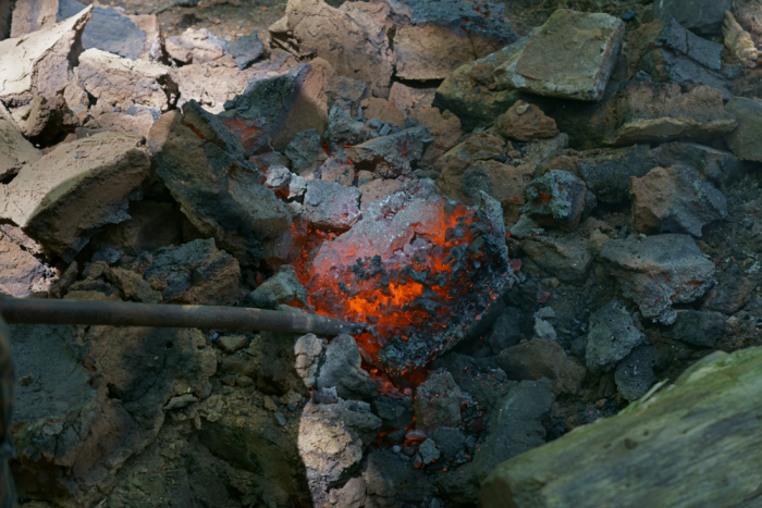 Smelting iron