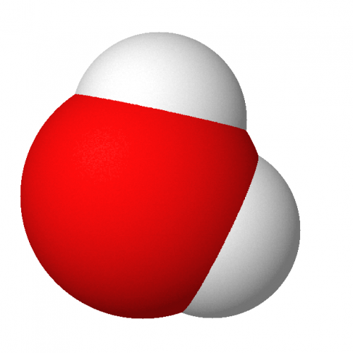 Atomic structure of water