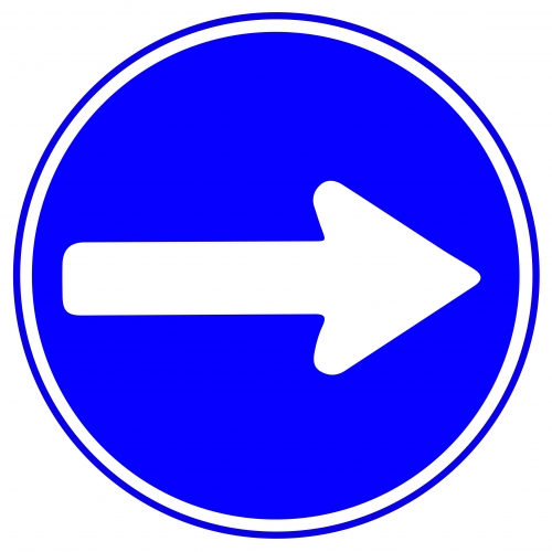 arrow sign post