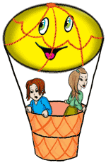 hot air balloon cartoon