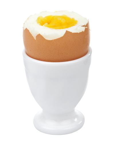 an egg in an egg cup