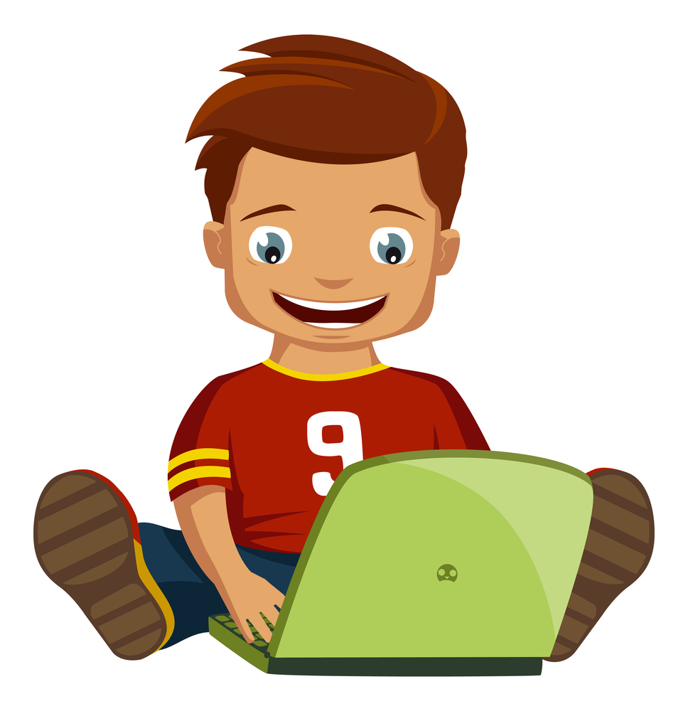 boy on computer