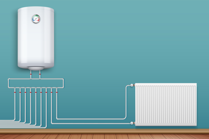 thermostat in heating system