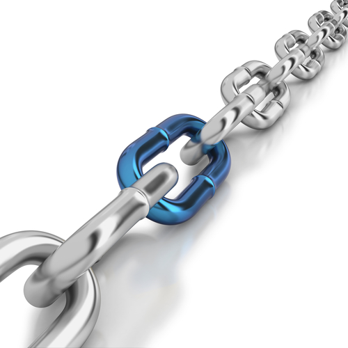 a linked chain