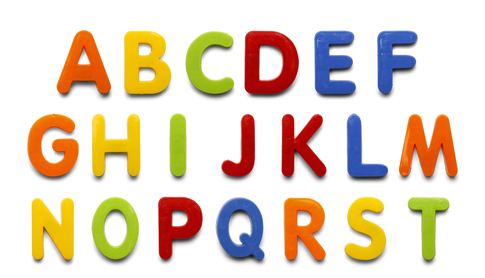 letters of alphabet