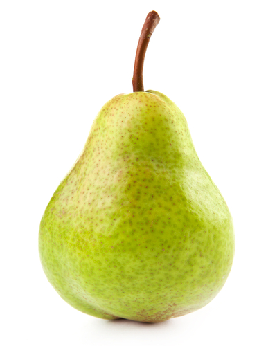 A green pear