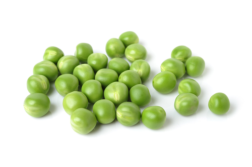 Group of green peas