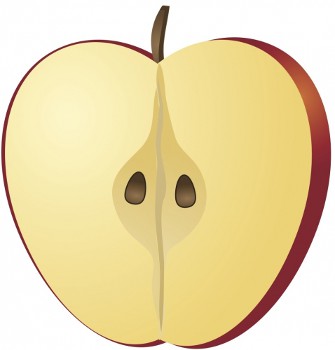 Half apple