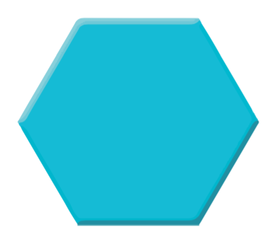 a regular hexagon
