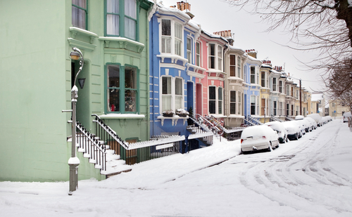 row of houses