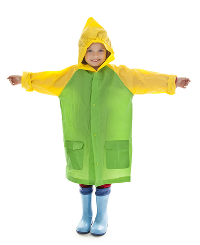 plastic rain coat