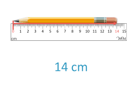ruler measuring pencil