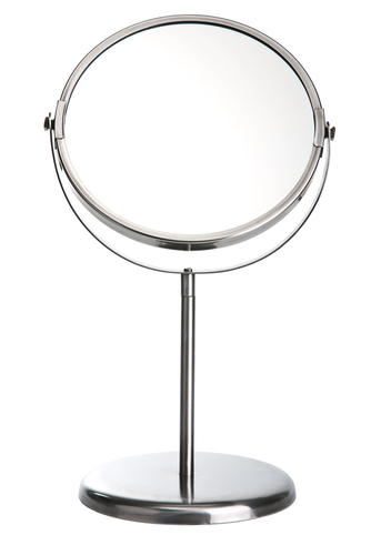 small round mirror