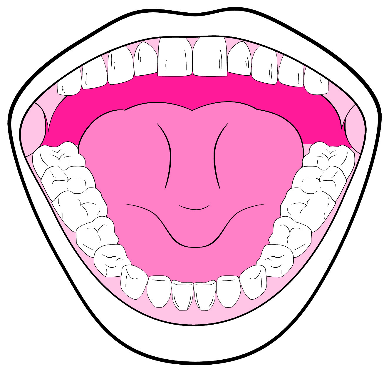 Open Mouth Template Printable