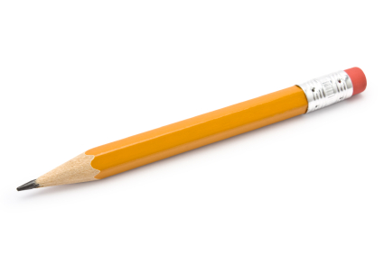 a pencil