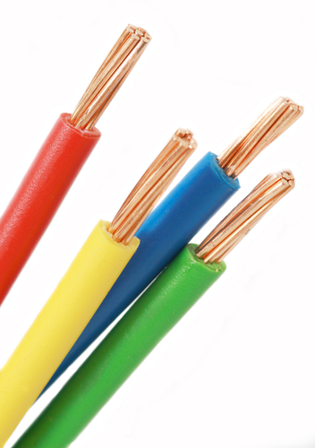 plastic covered wires