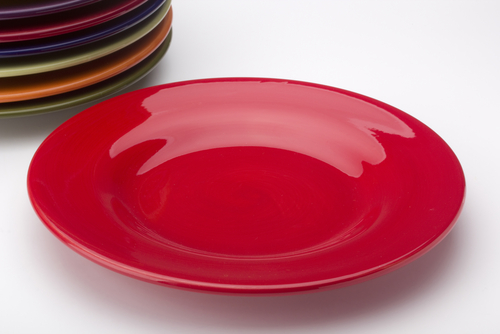 red plate